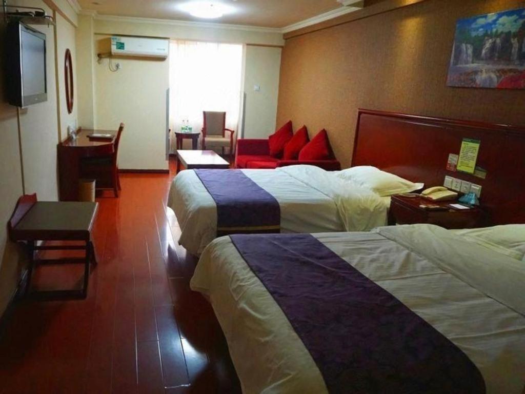 Greentree Inn Xi'An Bell And Drum Tower Food Street Ancient City Wall Ximen Express Hotel Exterior foto